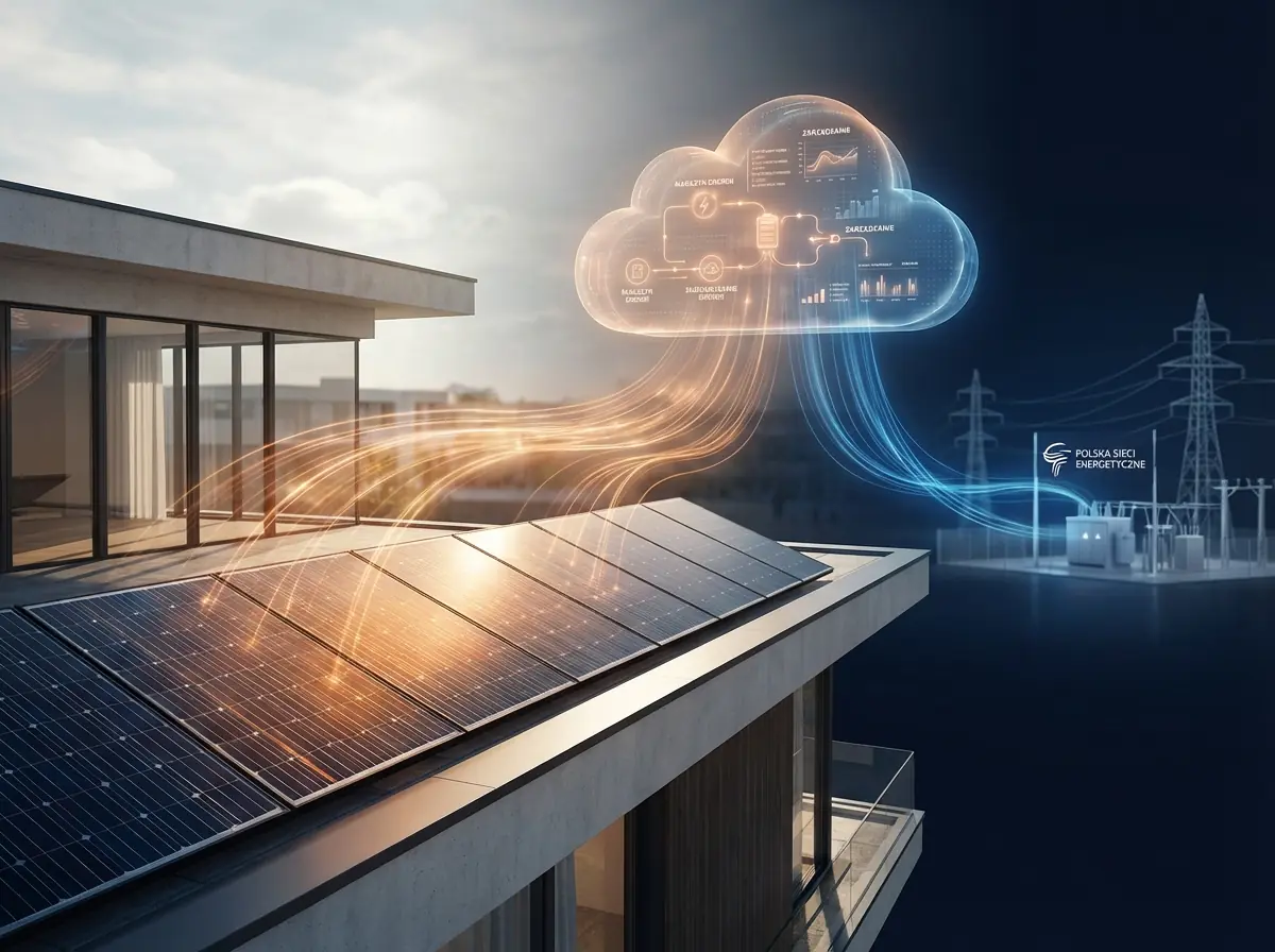 Instalacja fotowoltaiczna rozliczana w wirtualnym magazynie energii
